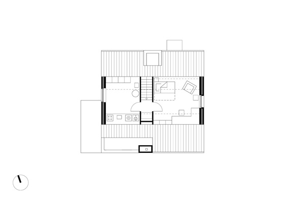 Grundriss Spitzboden