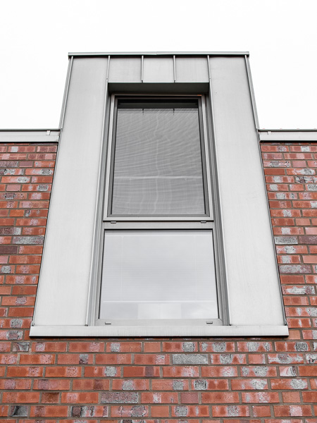 Die Gaube belichtet den Treppenraum