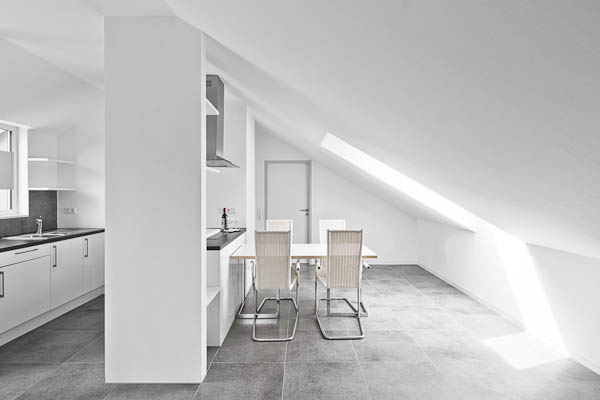 Das Herz der Wohnung: der Koch-Essbereich.