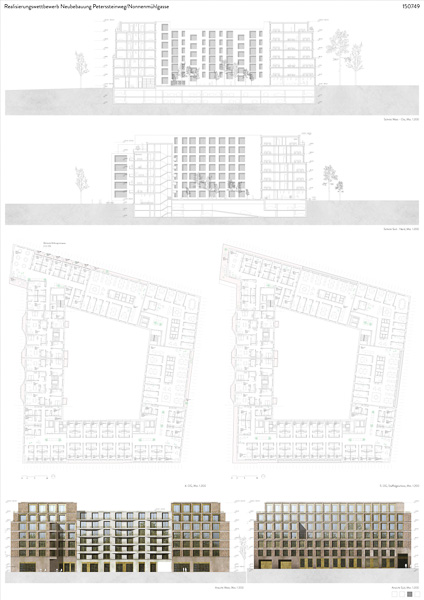 Wettbewerbszeichnungen: Blatt 3